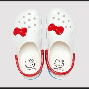 Brand new limited edition hello kitty crocs